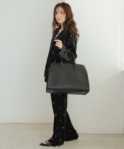 pufe】フラワー刺繍ベロアジャケット（その他アウター）｜pufe