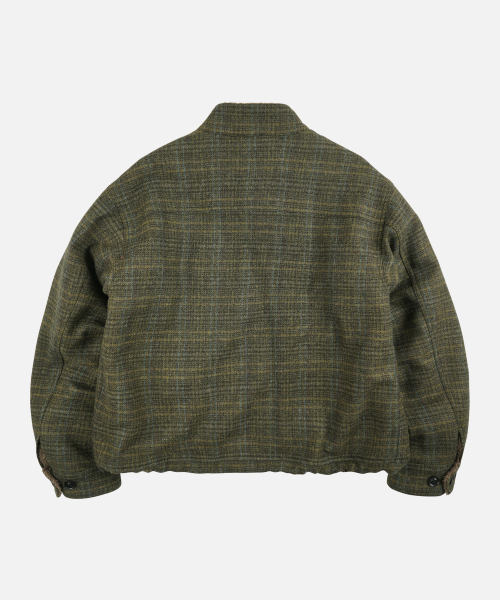FRIZMWORKS(フリズムワークス)の「FLUFFY WOOL HARRINGTON JACKET _ SEAWEED(ブルゾン・メンズ・その他・X-LARGE/SMALL/MEDIUM/LARGE)」の5枚目の写真