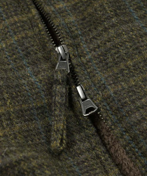 FRIZMWORKS(フリズムワークス)の「FLUFFY WOOL HARRINGTON JACKET _ SEAWEED(ブルゾン・メンズ・その他・X-LARGE/SMALL/MEDIUM/LARGE)」の7枚目の写真