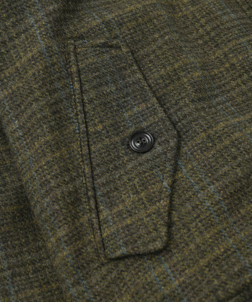 FRIZMWORKS(フリズムワークス)の「FLUFFY WOOL HARRINGTON JACKET _ SEAWEED(ブルゾン・メンズ・その他・X-LARGE/SMALL/MEDIUM/LARGE)」の8枚目の写真