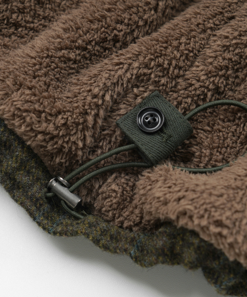 FRIZMWORKS(フリズムワークス)の「FLUFFY WOOL HARRINGTON JACKET _ SEAWEED(ブルゾン・メンズ・その他・X-LARGE/SMALL/MEDIUM/LARGE)」の3枚目の写真