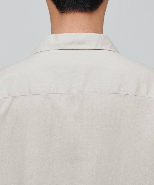 MUSINSA STANDARD(ムシンサスタンダード)の「オープンカラー半袖テンセルリネンシャツ【ライトベージュ】(シャツ/ブラウス・メンズ・その他・XX-LARGE)」の4枚目の写真