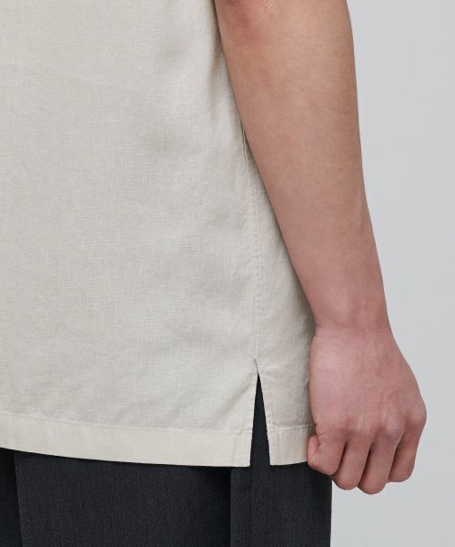MUSINSA STANDARD(ムシンサスタンダード)の「オープンカラー半袖テンセルリネンシャツ【ライトベージュ】(シャツ/ブラウス・メンズ・その他・XX-LARGE)」の6枚目の写真