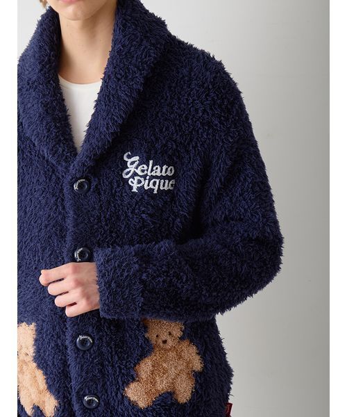 クローバー ホリデー ジャガード ショール カーディガン クリスマス ベア クローバー ホリデー ジャガード ショール カーディガン クリスマス