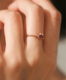 Jewel closet by L&Co.（ジュエルクローゼットバイエルアンドコー）の「K10 カラーストーン カニ リング（リング）」