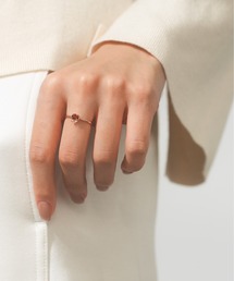 Jewel closet by L&Co.（ジュエルクローゼットバイエルアンドコー）の「K10 カラーストーン カニ リング（リング）」