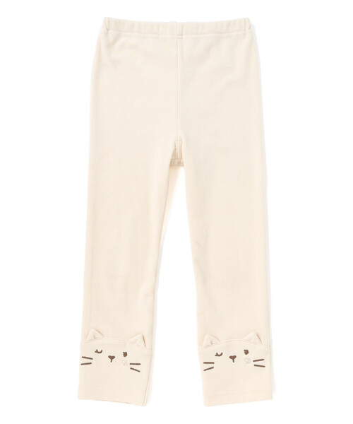 SLAP SLIP（スラップスリップ）の「ネコウサギ耳付きアニマルモチーフレギンス(80~130cm)（レギンス/スパッツ・キッズ・オフホワイト/ピンク・80ｃｍ/90cm/110cm/100cm/120cm/130cm）」の12枚目の写真