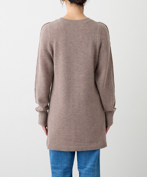 RIVE DROITE（リヴドロワ）の「【à Nice （ア ・ニース）】スリットニット（ニット/セーター・レディース・チャコールグレー/ベージュ・FREE）」の21枚目の写真