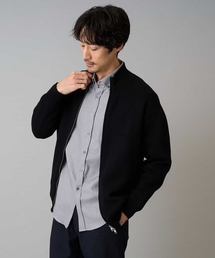 a.v.v | 【洗濯機で洗える】ダブルフェイスニットスタンドジップカーディガン(カーディガン/ボレロ)