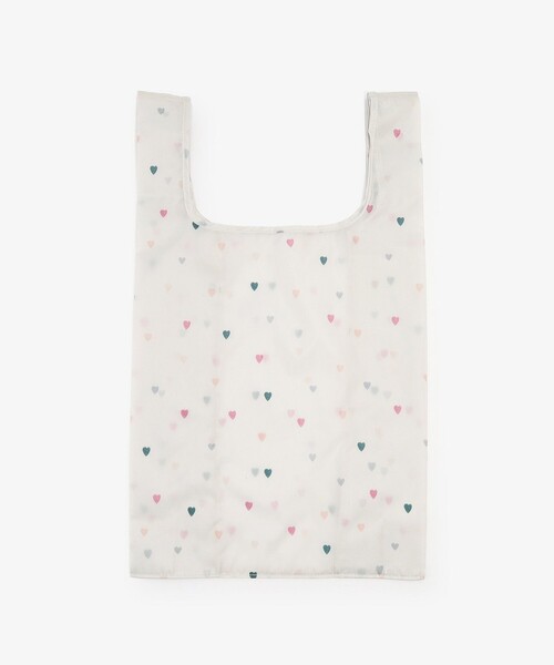 Afternoon Tea（アフタヌーンティー）の「ハートポーチ付きショッピングバッグ（エコバッグ/サブバッグ・レディース・ピンク/ベージュ・ONE SIZE）」の3枚目の写真