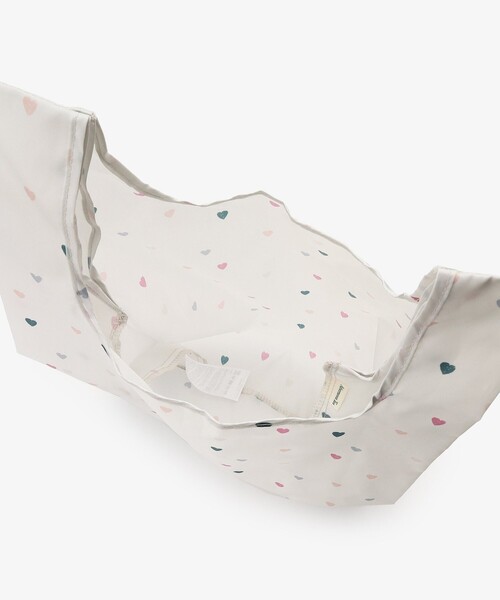 Afternoon Tea（アフタヌーンティー）の「ハートポーチ付きショッピングバッグ（エコバッグ/サブバッグ・レディース・ピンク/ベージュ・ONE SIZE）」の5枚目の写真