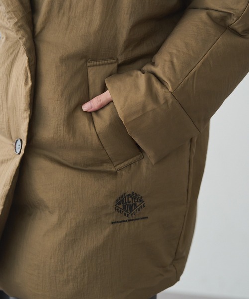 リサイクルダウンテーラードコート（ダウンジャケット/コート）｜PUAL