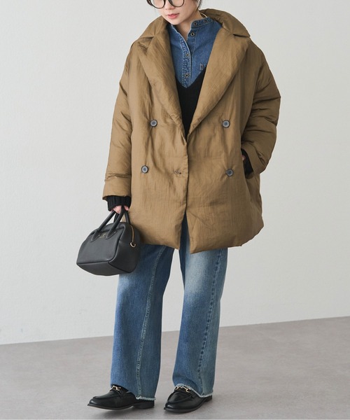 PUAL CE CIN（ピュアルセシン）の「リサイクルダウンテーラードコート