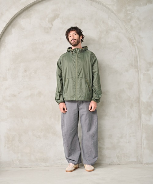 Kelen(ケレン)の「「KELEN MENS / ケレン メンズ」SHEER RIP HOODIE(その他アウター・メンズ・カーキ/ブラック/ホワイト・40/38/42)」の4枚目の写真