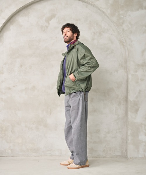 Kelen(ケレン)の「「KELEN MENS / ケレン メンズ」SHEER RIP HOODIE(その他アウター・メンズ・カーキ/ブラック/ホワイト・40/38/42)」の8枚目の写真