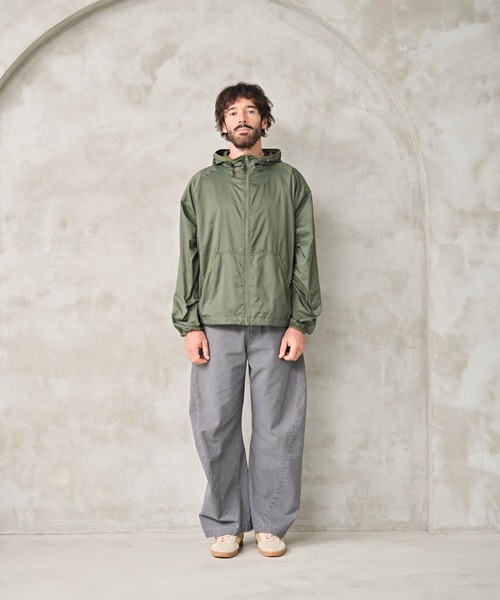 Kelen(ケレン)の「「KELEN MENS / ケレン メンズ」SHEER RIP HOODIE(その他アウター・メンズ・カーキ/ブラック/ホワイト・40/38/42)」の9枚目の写真
