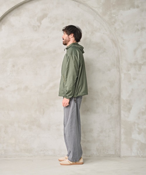 Kelen(ケレン)の「「KELEN MENS / ケレン メンズ」SHEER RIP HOODIE(その他アウター・メンズ・カーキ/ブラック/ホワイト・40/38/42)」の10枚目の写真