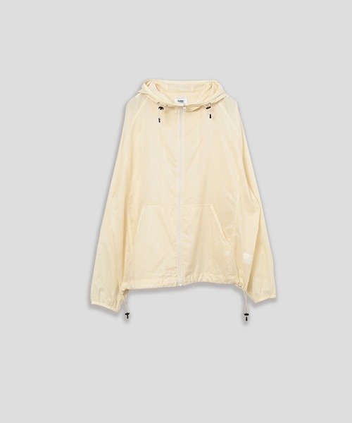 Kelen(ケレン)の「「KELEN MENS / ケレン メンズ」SHEER RIP HOODIE(その他アウター・メンズ・カーキ/ブラック/ホワイト・40/38/42)」の17枚目の写真