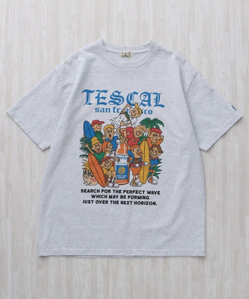 The Endless Summer（エンドレスサマー）の「TES ALL STAR TES VIBES T-SHIRT / Tシャツ（Tシャツ/カットソー・メンズ・ホワイト/アイボリー/グレー・SMALL/MEDIUM/LARGE/X-LARGE/XX-LARGE）」の12枚目の写真
