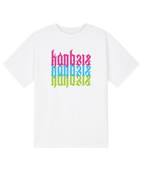 KAN6312(カン6312)の「KTW0047 カンレタリングクロス 半袖Tシャツ - ホワイト(Tシャツ/カットソー・メンズ・その他・LARGE/MEDIUM/SMALL/X-LARGE)」の1枚目の写真