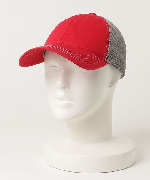 RICHARDSON（リチャードソン）の「【PH3】【RICHARDSON/リチャードソン】Garment-Washed Trucker Cap 111ric（キャップ・メンズ・レッド系その他・FREE）」の3枚目の写真