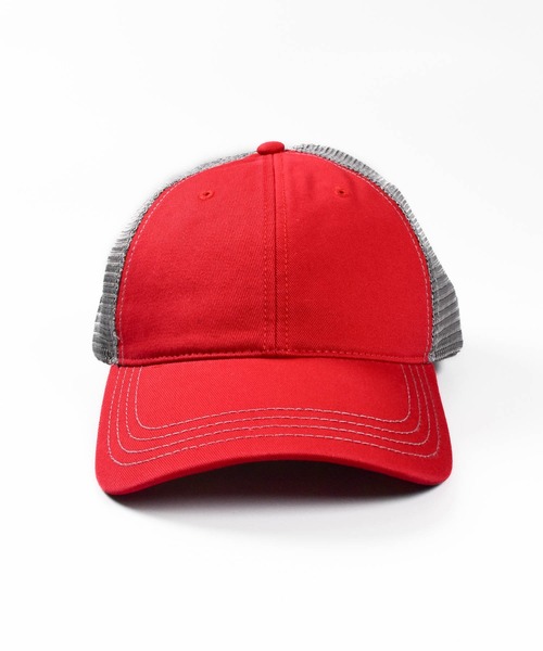 RICHARDSON（リチャードソン）の「【PH3】【RICHARDSON/リチャードソン】Garment-Washed Trucker Cap 111ric（キャップ・メンズ・レッド系その他・FREE）」の4枚目の写真