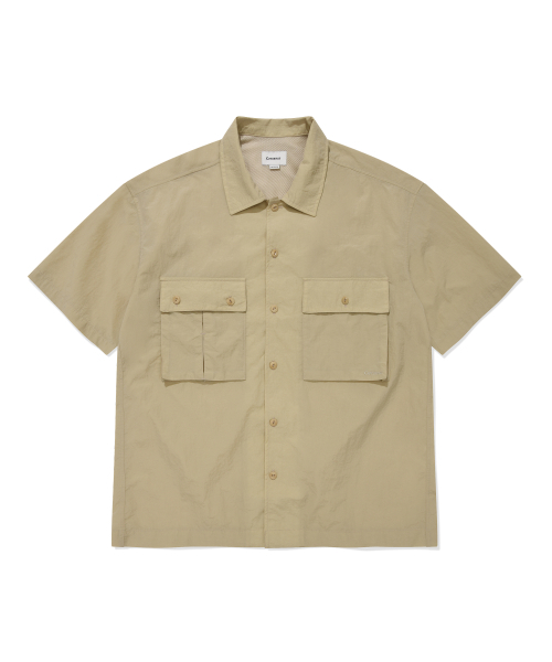 COVERNAT（カバーナット）の「ナイロンパティグハーフシャツ Beige（シャツ/ブラウス・レディース・その他・MEDIUM/LARGE/X-LARGE/XX-LARGE/SMALL）」の7枚目の写真