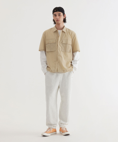 COVERNAT（カバーナット）の「ナイロンパティグハーフシャツ Beige（シャツ/ブラウス・レディース・その他・MEDIUM/LARGE/X-LARGE/XX-LARGE/SMALL）」の5枚目の写真