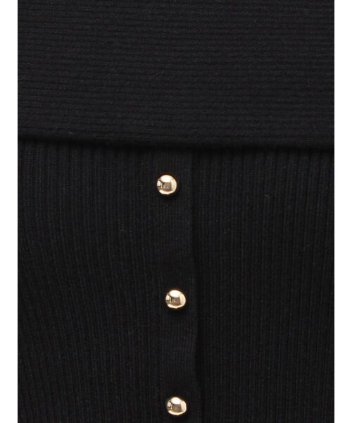 RESEXXY（リゼクシー）の「オフショルペプラムニットトップス【セットアップ着用可能】（ニット/セーター・レディース・レッド/ピンク/アイボリー/ブラック・FREE）」の18枚目の写真