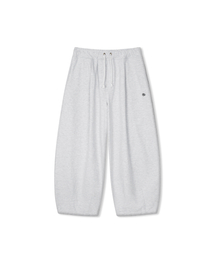Steady Symbol Sweat Balloon Pants - White Melange