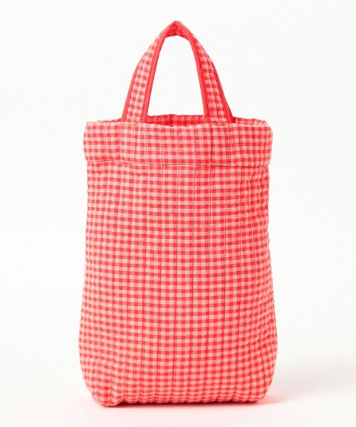 こども ビームス（コドモビームス）の「キルト シューズ バッグ 2026（トートバッグ・キッズ・レッド系その他/ネイビー・ONE SIZE）」の7枚目の写真