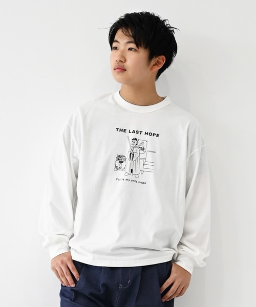 FOV(フォブ)の「フォブ LAST HOPE L/S Tシャツ(Tシャツ/カットソー・レディース・チャコールグレー/ベージュ系その他/ホワイト・F)」の2枚目の写真