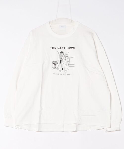 FOV(フォブ)の「フォブ LAST HOPE L/S Tシャツ(Tシャツ/カットソー・レディース・チャコールグレー/ベージュ系その他/ホワイト・F)」の5枚目の写真