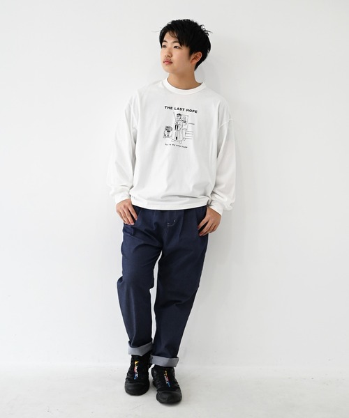 FOV(フォブ)の「フォブ LAST HOPE L/S Tシャツ(Tシャツ/カットソー・レディース・チャコールグレー/ベージュ系その他/ホワイト・F)」の10枚目の写真