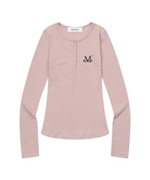 ネルロスナップボタン長袖Tシャツ（6カラー）