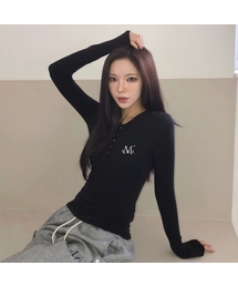 MUCENT(���Z���g)�̃l�����X�i�b�v�{�^������T�V���c�i6�J���[�j(T�V���c/�J�b�g�\�[)