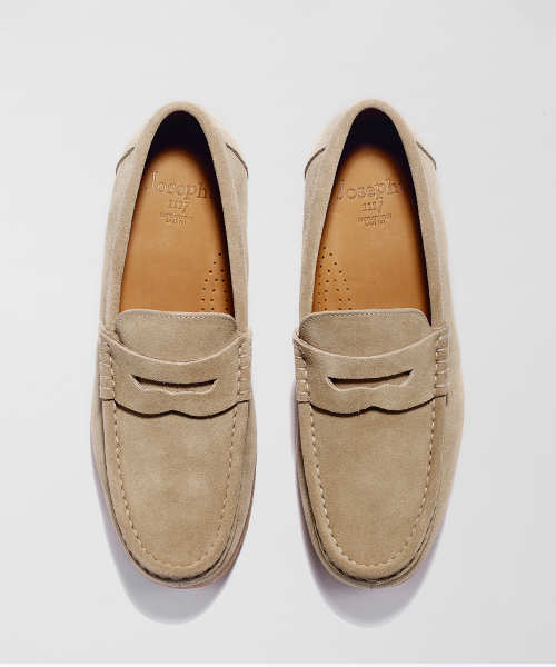 JOSEPHT（ジョセフ）の「MILO BEIGE [ENGLAND SUEDE]（ローファー・メンズ・その他・24cm/28cm）」の5枚目の写真