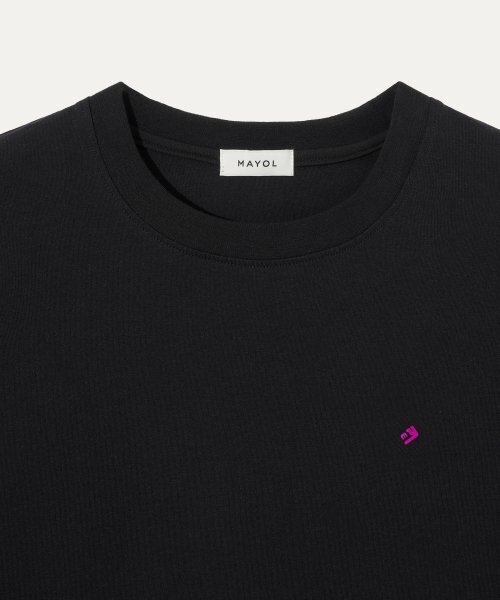 MAYOL(マイヨール)の「高密度プレミアムコットン半袖Tシャツ_ブラック(Tシャツ/カットソー・メンズ・その他・LARGE/X-LARGE)」の4枚目の写真