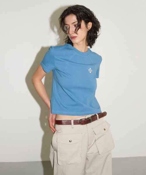 HERETIC(ヘレティック)の「WAVE BASIC T-SHIRT / blue(Tシャツ/カットソー・レディース・その他・FREE)」の1枚目の写真