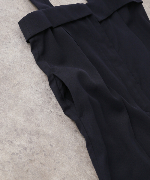 IENA(イエナ)の「Maison IENA 別注 Nell/ネル サロペット 252-20261(サロペット/オーバーオール・レディース・チャコールグレー/ネイビー・36/38)」の9枚目の写真