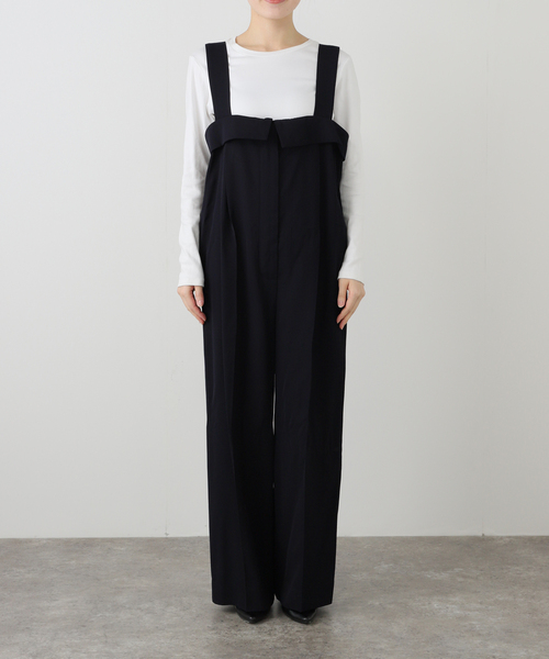 IENA(イエナ)の「Maison IENA 別注 Nell/ネル サロペット 252-20261(サロペット/オーバーオール・レディース・チャコールグレー/ネイビー・36/38)」の18枚目の写真