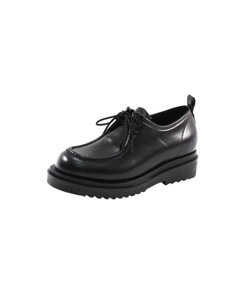 SHOEHI(シューハイ)の「(255〜280)コリンレースアップヒールローファー_LM7546(ローファー・メンズ・ブラック/ブラック系その他・28cm/25.5cm/26cm/26.5cm/27cm/27.5cm)」の6枚目の写真