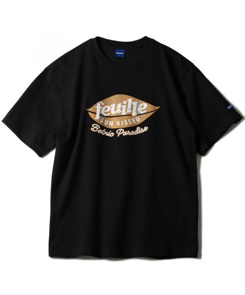 STAFF ONLY(スタッフオンリー)の「FEUILLE TEE (BLACK)(Tシャツ/カットソー・メンズ・その他・MEDIUM/LARGE)」の1枚目の写真