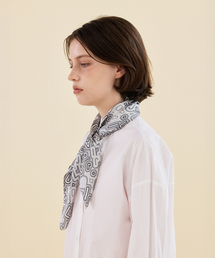 2DREAMERS（2ドリーマーズ）の「Letter Maze Black Silk Scarf（バンダナ/スカーフ）」
