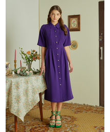 ILLUSTRIS ILLUSION（イルストリスイルージョン）の「Violet pintuck dress（ワンピース）」