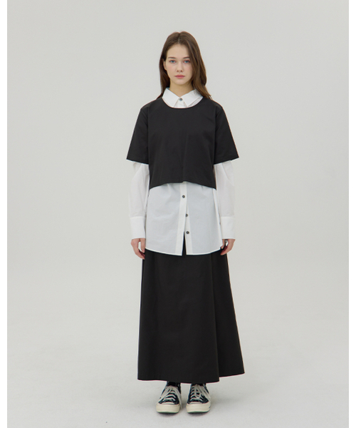 Nocturne A-Line Skirt - Black