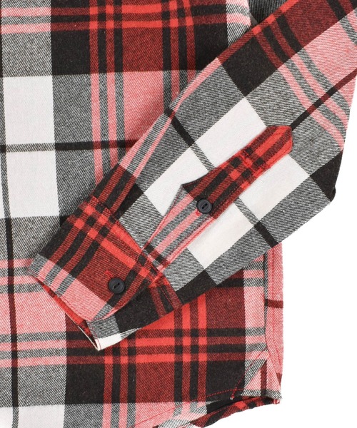 TMT（ティーエムティー）の「【TMT/ティーエムティー】WOOLY PLAID SHIRTS graph plaid（シャツ/ブラウス・メンズ・レッド・LARGE/MEDIUM）」の9枚目の写真
