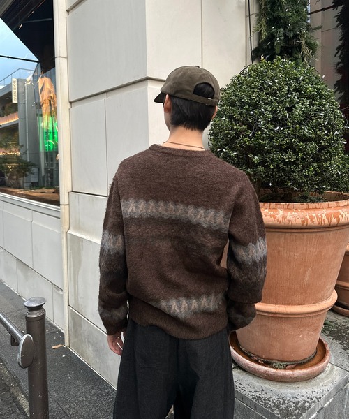 kutir(クティール)の「NORDIC SHAGGY PULLOVER KNIT/ノルディックシャギープルオーバーニット(ニット/セーター・メンズ・ブラウン/ブラック/ネイビー・MEDIUM/LARGE)」の17枚目の写真