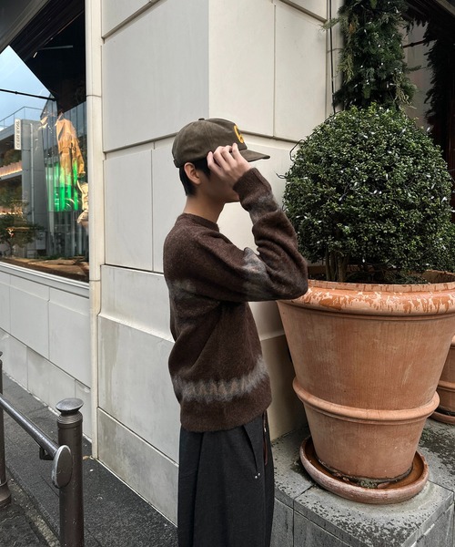 kutir(クティール)の「NORDIC SHAGGY PULLOVER KNIT/ノルディックシャギープルオーバーニット(ニット/セーター・メンズ・ブラウン/ブラック/ネイビー・MEDIUM/LARGE)」の18枚目の写真