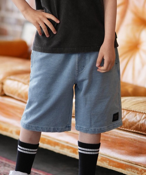 DC(ディーシー)の「DC/ディーシー 26 KD JS SHORT YWS261506(その他パンツ・キッズ・ライトインディゴブルー/インディゴブルー・110cm/100cm/160cm/150cm/140cm/130cm/120cm)」の1枚目の写真